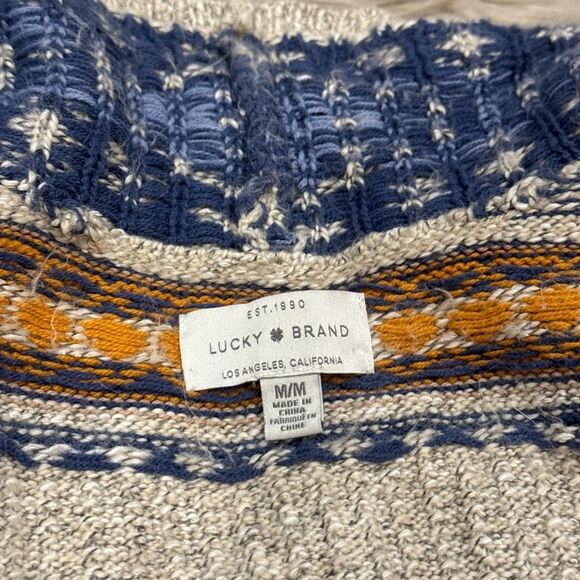Lucky brand woven open cardigan size medium - Picture 2 of 4